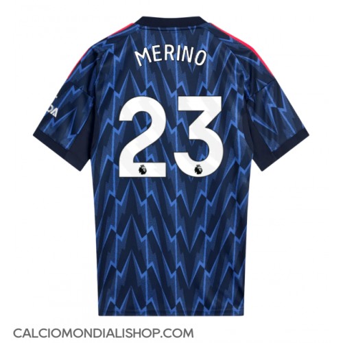 Maglie da calcio Arsenal Mikel Merino #23 Seconda Maglia 2025-26 Manica Corta